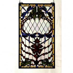 Dragonfly Allure Tiffany Stained Glass Window Panels