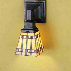 Prairie Corn Tiffany Stained Glass Sconce Light