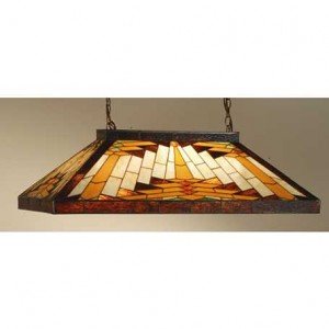 Navajo Mission Tiffany Stained Glass Pendant Light