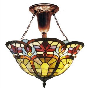 Jenny Victorian Tiffany Stained Glass Pendant Lamp