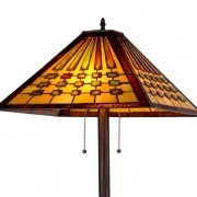 Chadrick Mission Tiffany Stained Glass Floor Lamp