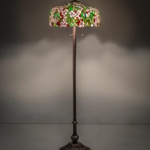 Cherry Blossom Tiffany Stained Glass Floor Lamp