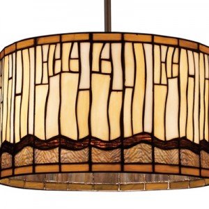 Desertr Mirage Tiffany Stained Glass Pendant Light