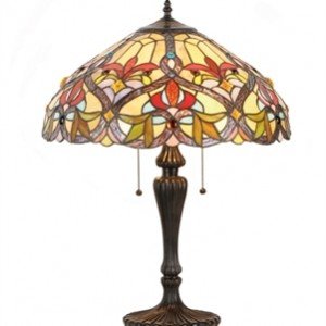 Tiffany Stained Glass Victorian Style Table Lamp