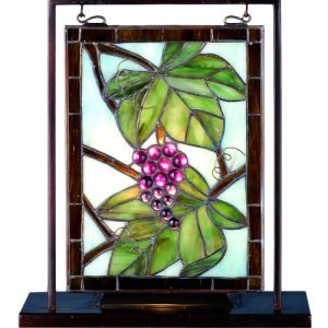 Napa Tiffany Stained Glass Lighted Mini Window
